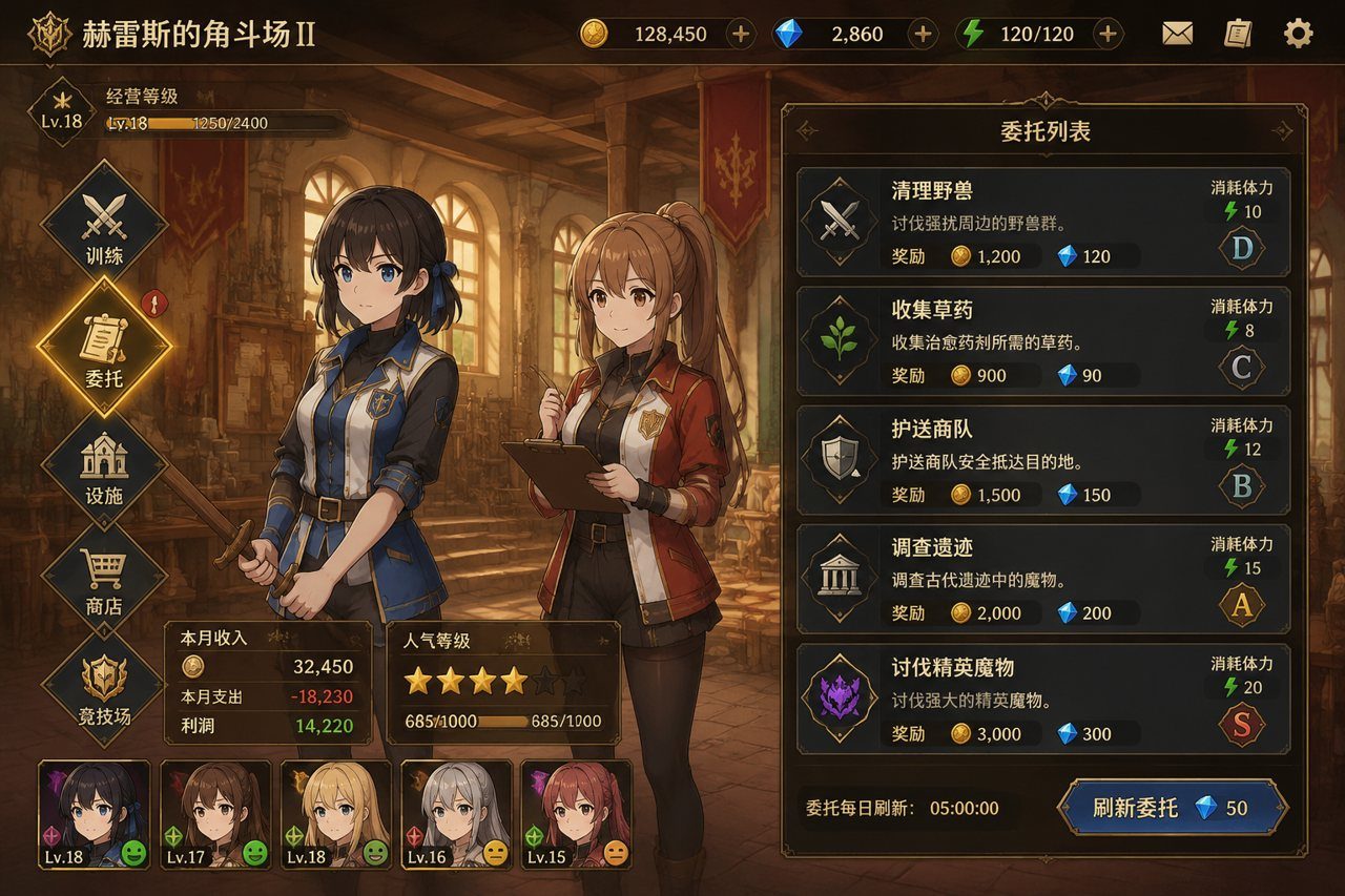 赫雷斯的角斗场Ⅱ 玩法展示 详情图 3